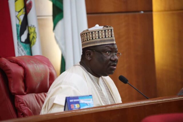 Budget 2022: Lawan decries high level of deficit APC senatorial candidate, Lawan, APC NWC, Senate