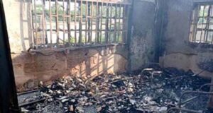 Election materials destroyed as arsonists set INEC office ablaze