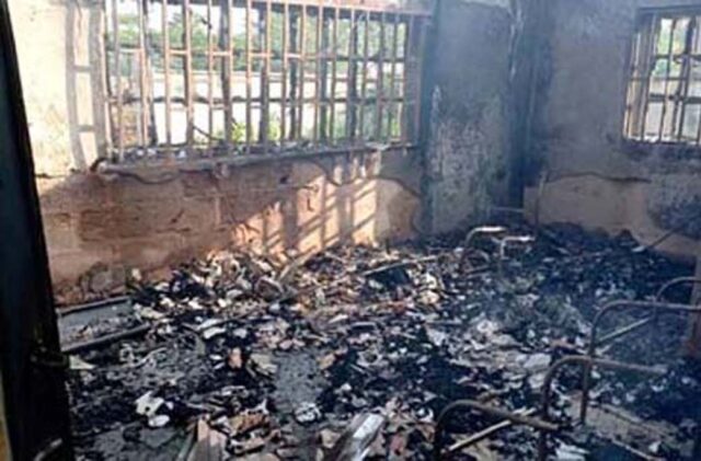 Election materials destroyed as arsonists set INEC office ablaze