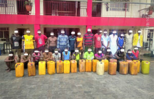 27 illegal oil bunkerers arrested in Port Harcourt
