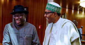 Buhari, Jonathan parley in Aso Rock Buhari, Jonathan