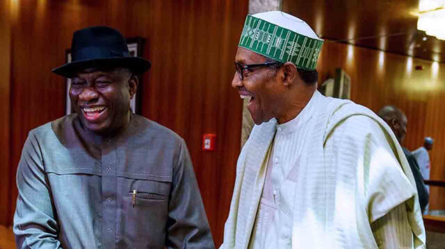 Buhari, Jonathan parley in Aso Rock Buhari, Jonathan