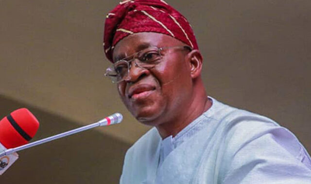 Osun appeals to protesting pensioners, calls for understanding Agge seaport, NSW, Fisheries, Gboyega Oyetola