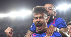 Champions League: Pique gives Barcelona first group-stage victory