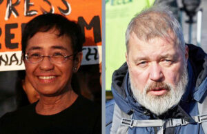 Journalists Maria Ressa, Dmitry Muratov win Nobel Peace Prize