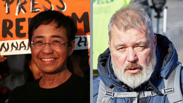 Journalists Maria Ressa, Dmitry Muratov win Nobel Peace Prize