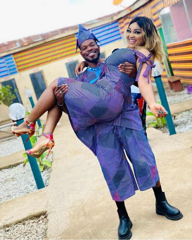 Mercy Aigbe shows off Broda Shaggi as ‘D Owner’