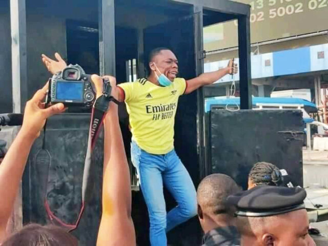 #EndSARS Anniversary: Police arrest two youths at Lekki Toll Gate