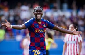 Oshoala scores in Barcelona Women’s 4-1 rout of Arsenal