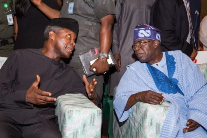 Osinbajo-and-tinubu Osinbajo campaign spokesman, South-West, West leaders, Tinubu