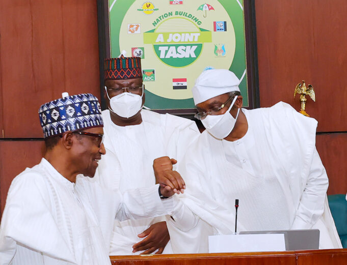 PRESIDENT BUHARI PRESENTS 2022 BUDGET 2A