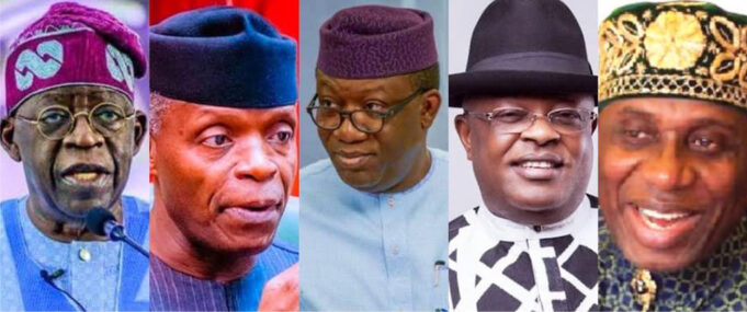 Tinubu, Osinbajo, Fayemi, Umahi and Amaechi