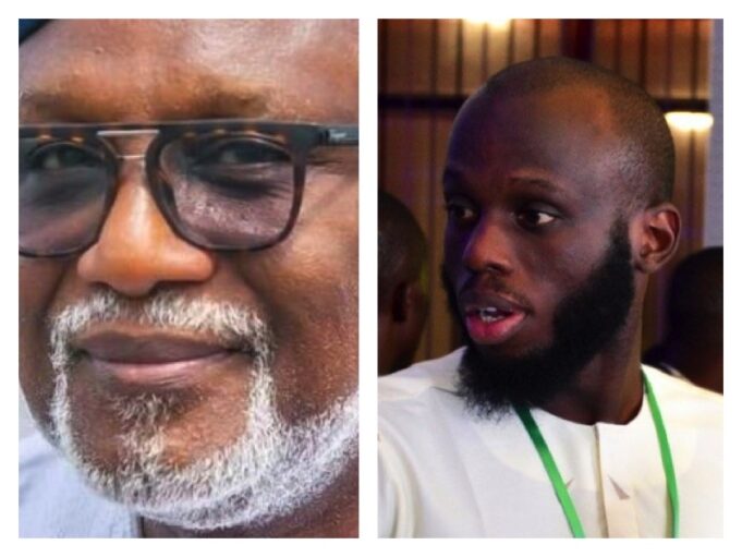 Akeredolu and son, Babajide