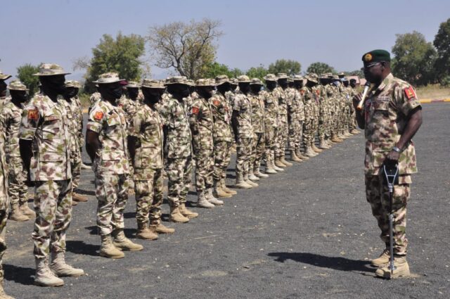 COAS charges troops: Continue to eliminate insurgents, bandits military