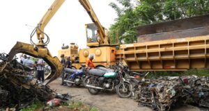 Taskforce chair: Why we crushed 482 motorcycles in Lagos