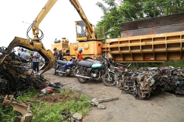 Taskforce chair: Why we crushed 482 motorcycles in Lagos