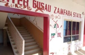 Months after dumping PDP, governor marks party’s secretariat for demolition