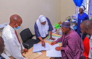 Governor apprehends health officials collecting N10,000 for free medical services
