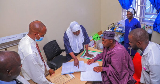 Zulum in one of the hospitals