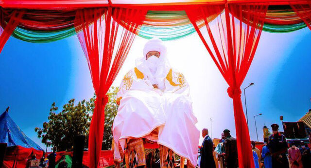 Buhari’s son now a District Head, Osinbajo, govs, SGF, Ministers grace turbaning