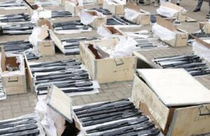 Customs intercepts container loaded with arms at Tin Can port