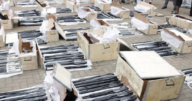 Customs intercepts container loaded with arms at Tin Can port