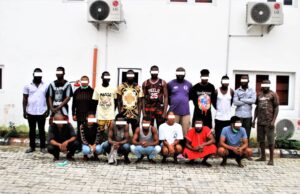 EFCC arrests 18 suspected illegal oil bunkerers in Port Harcourt