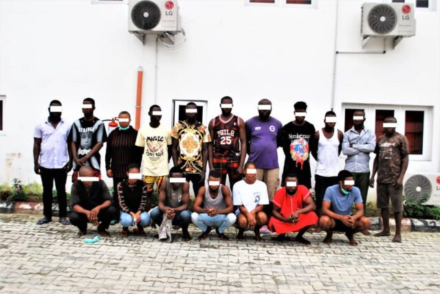 EFCC arrests 18 suspected illegal oil bunkerers in Port Harcourt