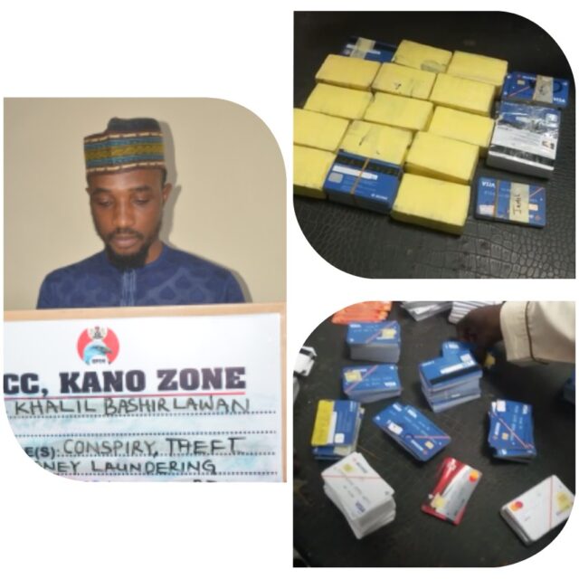 Again, EFCC nabs suspect with 576 ATM cards at Kano Airport