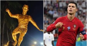 Ronaldo statue causes controversy in India