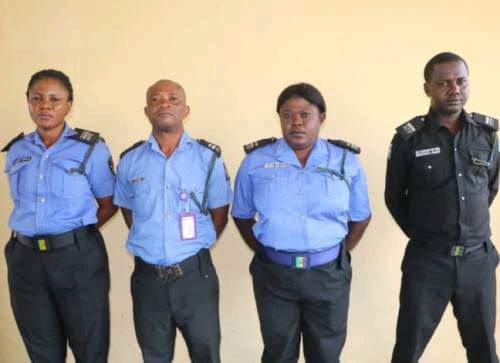 Policemen arrested for extortion