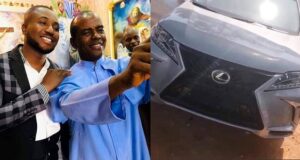 Father Mbaka gifts gospel singer, Gozie Okeke, SUV