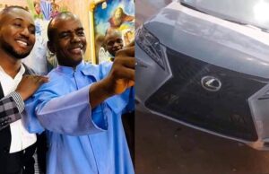 Father Mbaka gifts gospel singer, Gozie Okeke, SUV