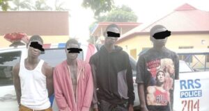RRS arrests 4 ex-convicts, 2 others for robbing accident victims in Lagos