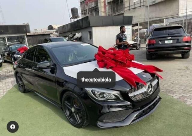 Popular comedian, Cute Abiola, buys N12m Benz Cute Abiola