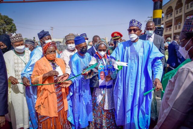 Thank you for associating me with your success, Buhari tells El-Rufai Buhari in Kaduna