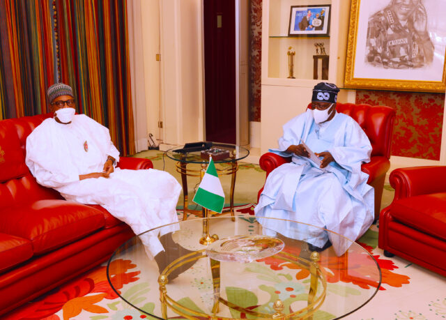 2023: Tinubu briefs Buhari on his presidential ambition Buhari and Tinubu