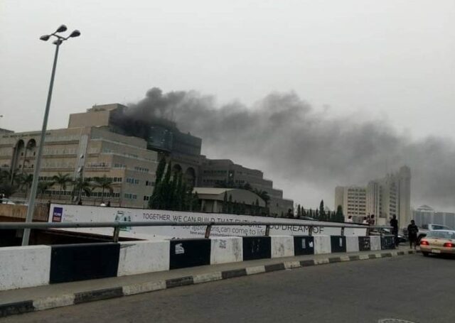 Fire guts Federal Ministry of Finance headquarters in Abuja Finance, Federal Ministry of Finance headquarters