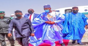 Osinbajo lands in Maiduguri to commission projects Osinbajo in Maiduguri