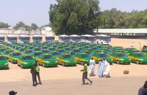 Zulum launches 610 taxis, tricycles, buses in Maiduguri Zulum transportation