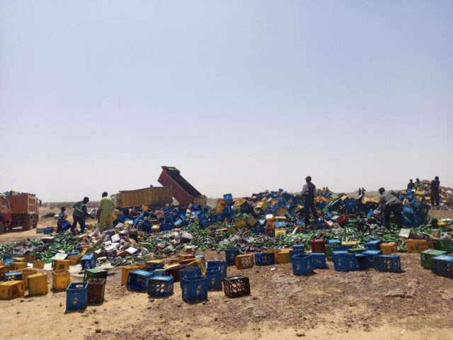 Hisbah destroys 3.8m bottles of beer in Kano