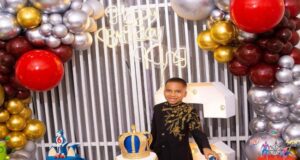 Tonto Dikeh gifts son land in Scotland to mark birthday Tonto Dikeh