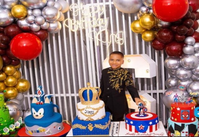 Tonto Dikeh gifts son land in Scotland to mark birthday Tonto Dikeh