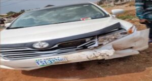 Davido’s aide, Isreal DMW, crashes new N8.5m car DMW, Isreal DMW