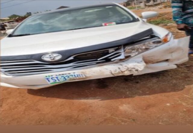 Davido’s aide, Isreal DMW, crashes new N8.5m car DMW, Isreal DMW