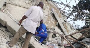 Building under construction collapses in Lagos Lagos collapsed building, Building