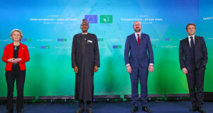 At EU-AU summit, Buhari calls for weighty sanctions for coups in Africa Buhari
