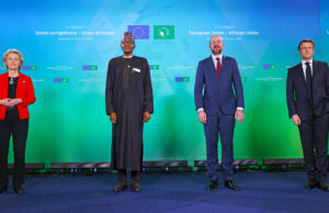 At EU-AU summit, Buhari calls for weighty sanctions for coups in Africa Buhari