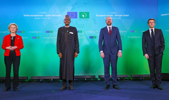At EU-AU summit, Buhari calls for weighty sanctions for coups in Africa Buhari