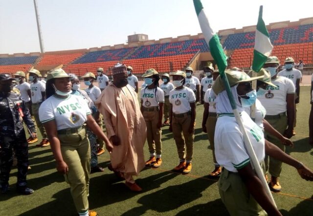 Gov Inuwa to passing out corps members: You’re critical participants in Nigeria’s regeneration Inuwa, Corps members